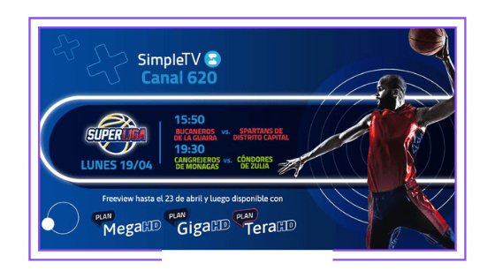Venezuela: SimpleTV launches its own sports channel