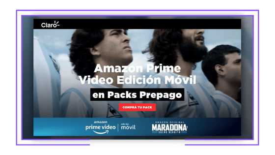 Argentina: Claro launches Amazon Prime Video mobile-only plan